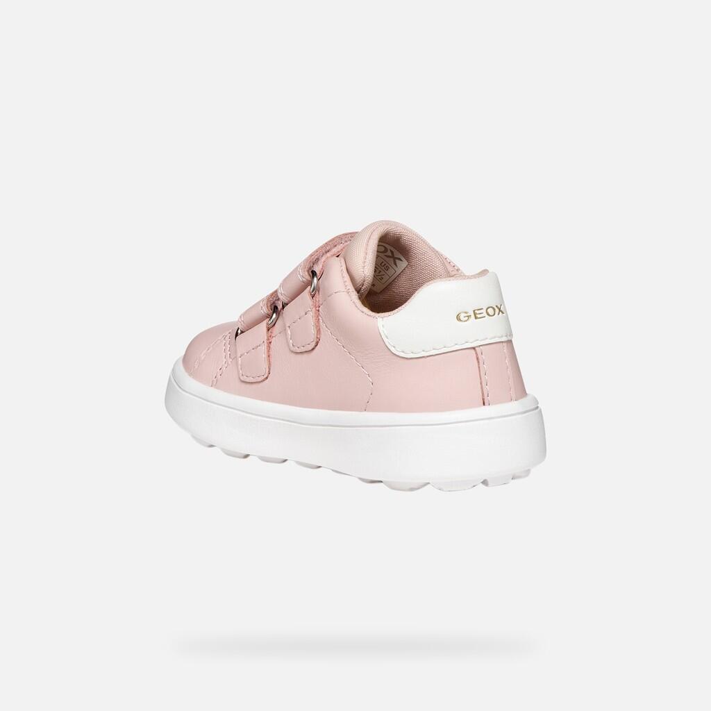 Baskets Bébé Fille B MINICUB GIRL Rose Clair 4/7