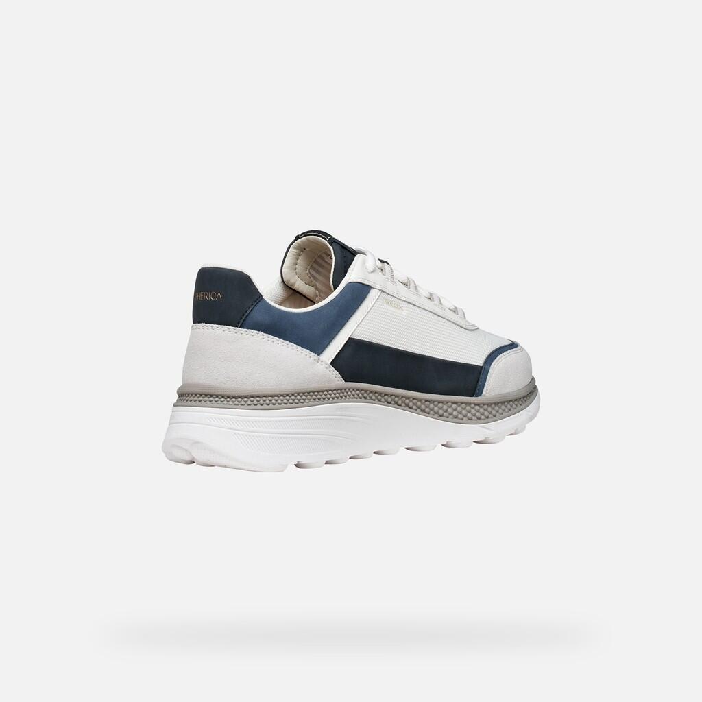Baskets Homme U SPHERICA ACTIF X1 Blanc/Bleu Marine 7/7