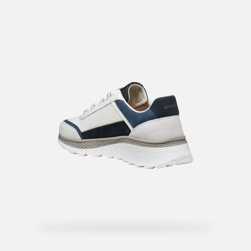 Baskets Homme U SPHERICA ACTIF X1 Blanc/Bleu Marine 6/7