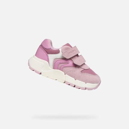 Baskets Bébé Fille FLEXYPER MINI BABY GIRL Rose/Rose Foncé