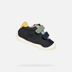 Premiers Pas Bébé Garçon B TUTIM BOY Bleu Marine/Bleu Ciel Foncé