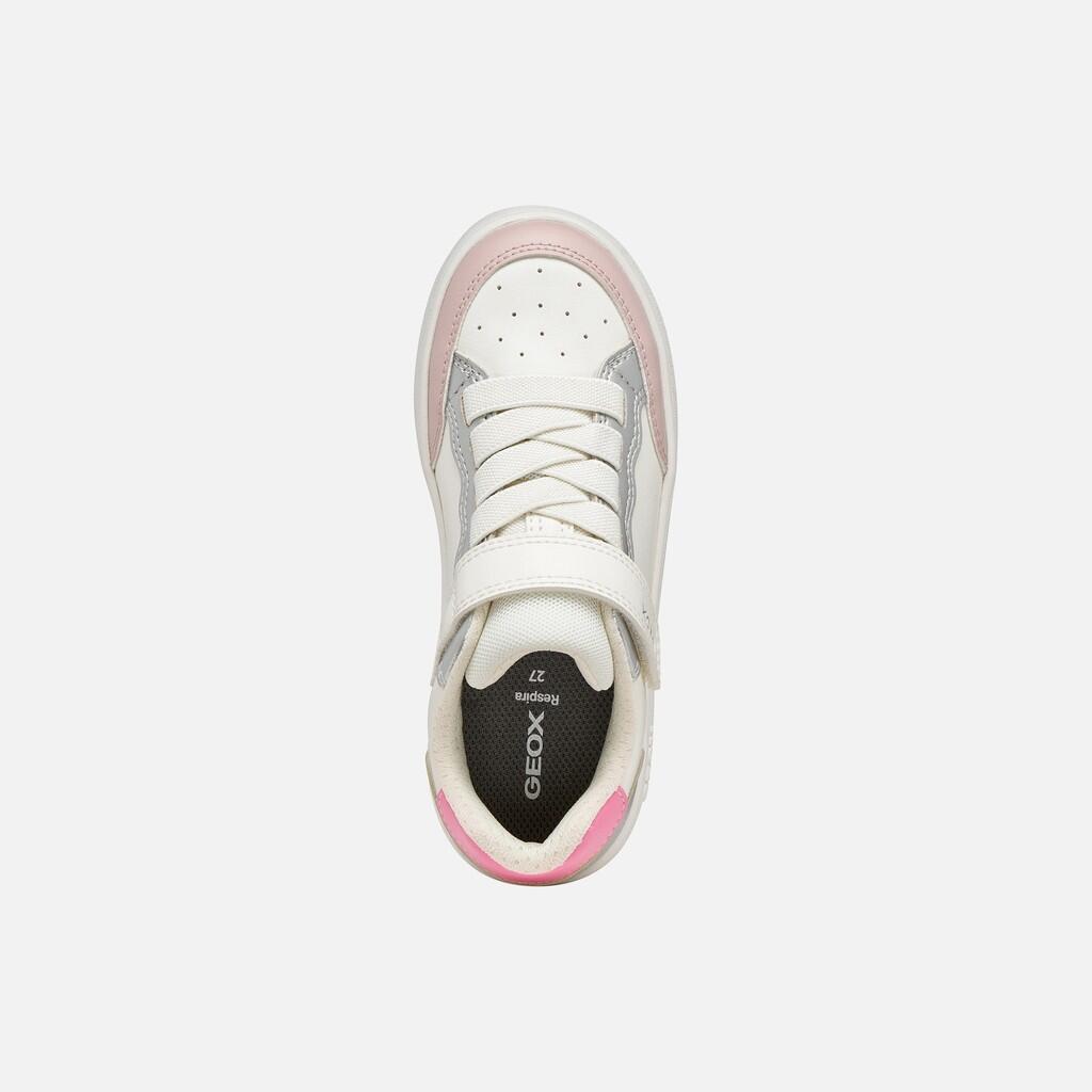 Baskets Fille ECLYPER GIRL Blanc/Rose 7/7