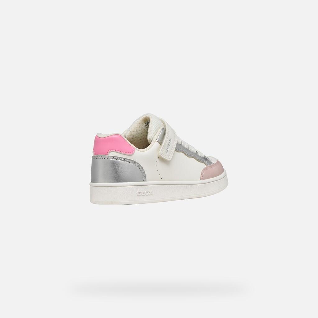 Baskets Fille ECLYPER GIRL Blanc/Rose 6/7