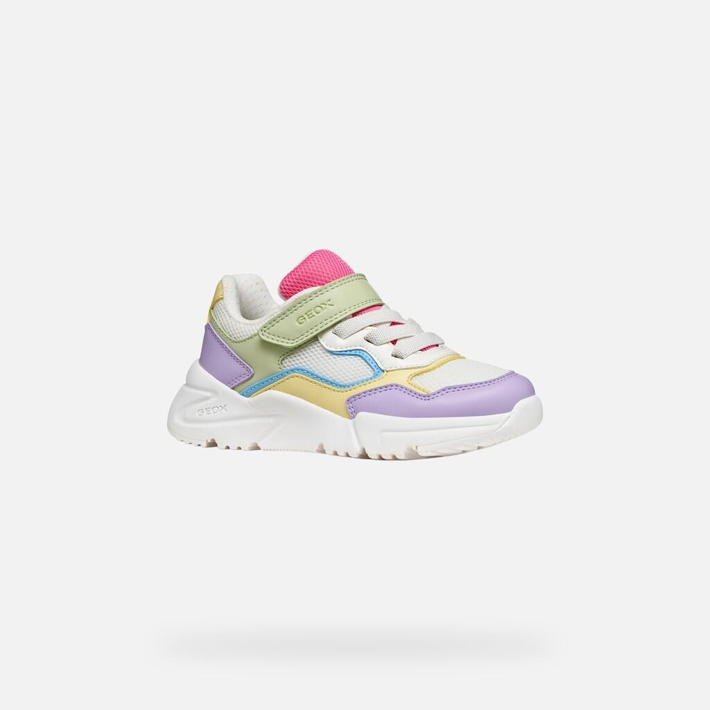 Baskets Fille J LOFTUS GIRL Multicolore/Blanc 4/7