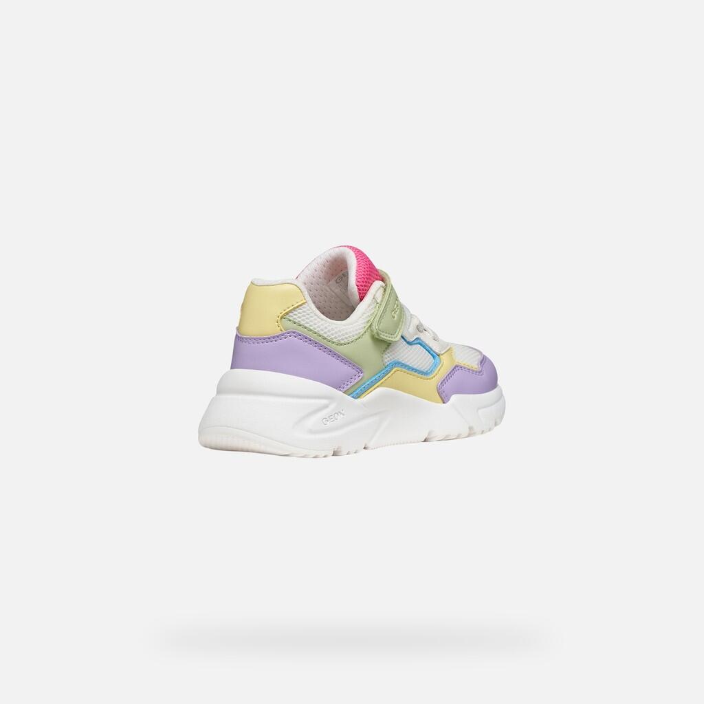 Baskets Fille J LOFTUS GIRL Multicolore/Blanc 6/7