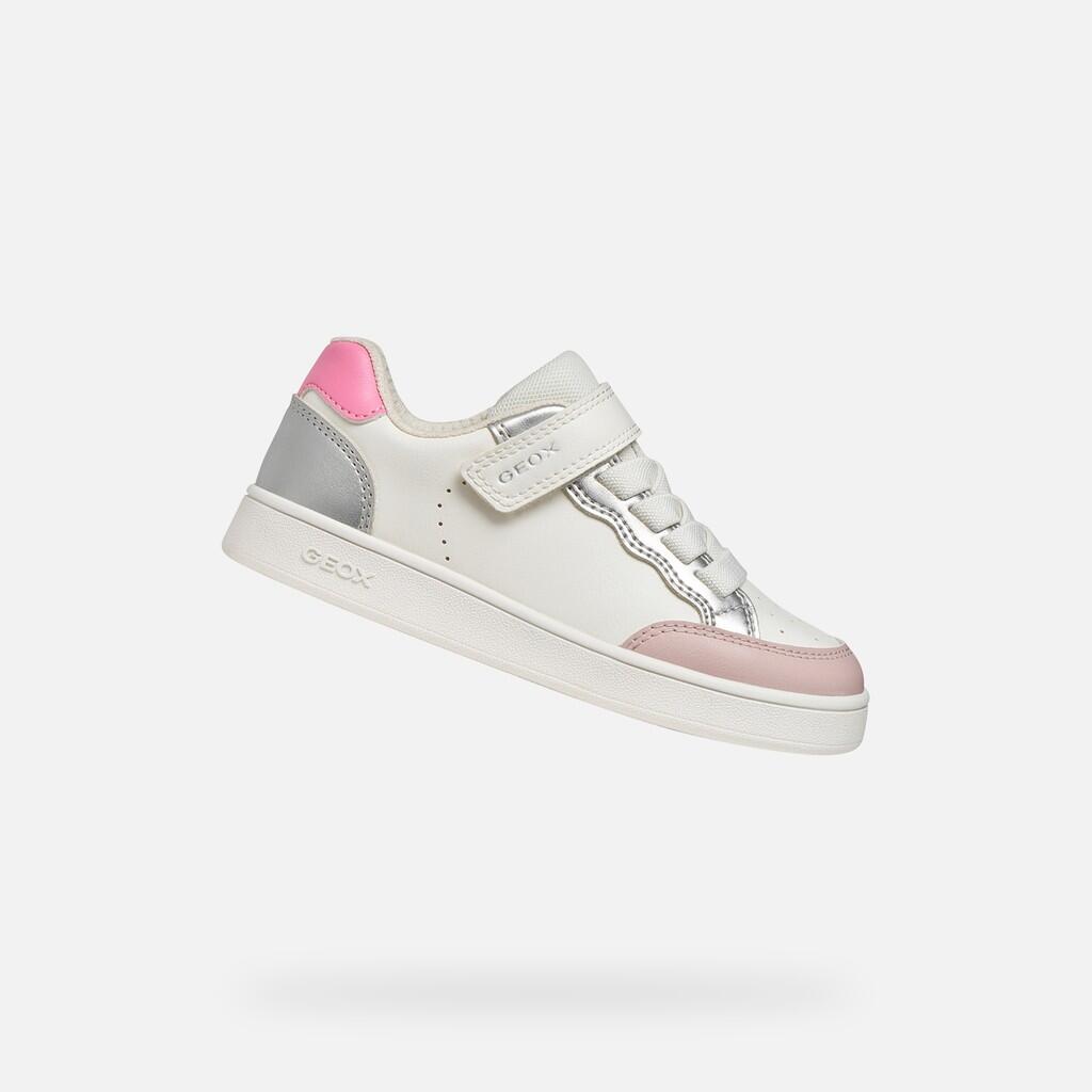 blanc / rose pale