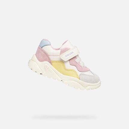 Baskets Bébé Fille B CIUFCIUF GIRL Blanc Cassé/Lilas