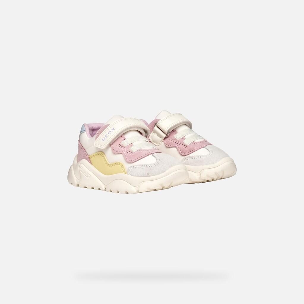 Baskets Bébé Fille CIUFCIUF BABY GIRL Blanc/Rose 3/7