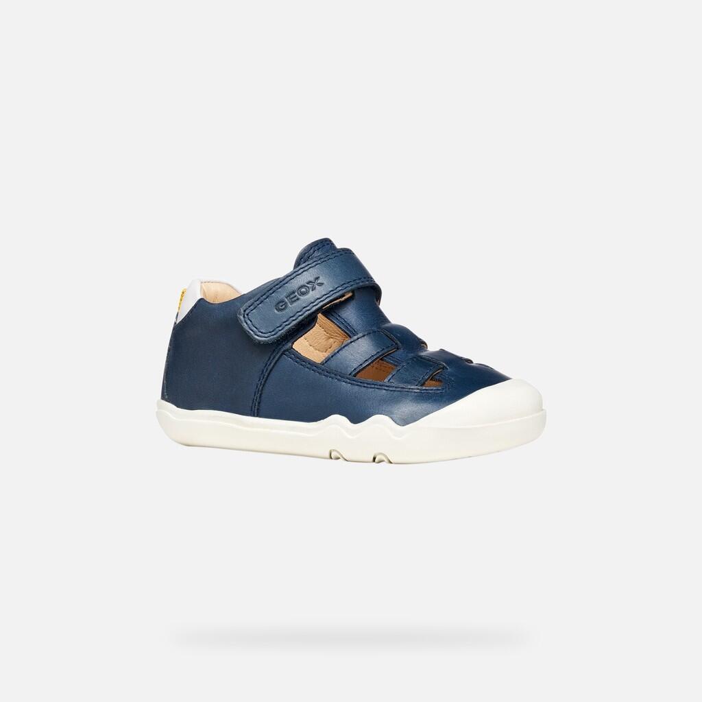Baskets Bébé Garçon STEPPIEUP BABY BOY Bleu Marine/Blanc 3/7