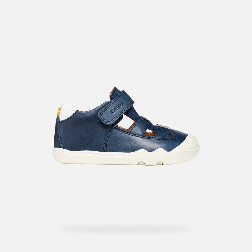 Baskets Bébé Garçon STEPPIEUP BABY BOY Bleu Marine/Blanc 2/7