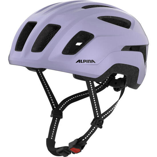 Olympic Sportswear Alpina kask miejski 52-56 mat liliowy