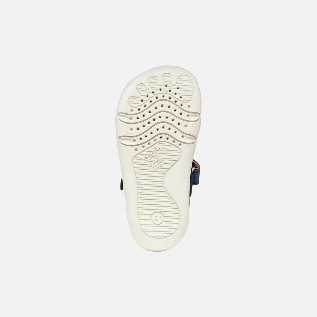 Baskets Bébé Garçon STEPPIEUP BABY BOY Bleu Marine/Blanc 7/7