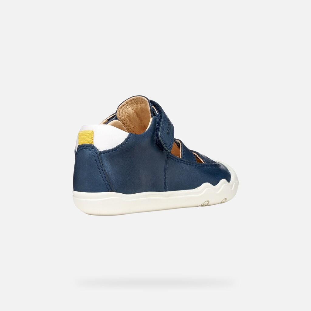 Baskets Bébé Garçon STEPPIEUP BABY BOY Bleu Marine/Blanc 5/7