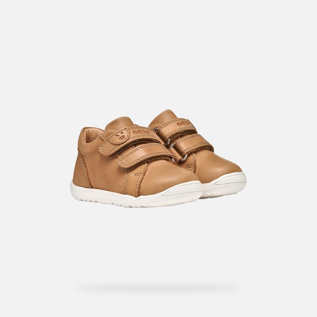 Premiers Pas Bébé Garçon B MACCHIA BOY Cognac 4/7