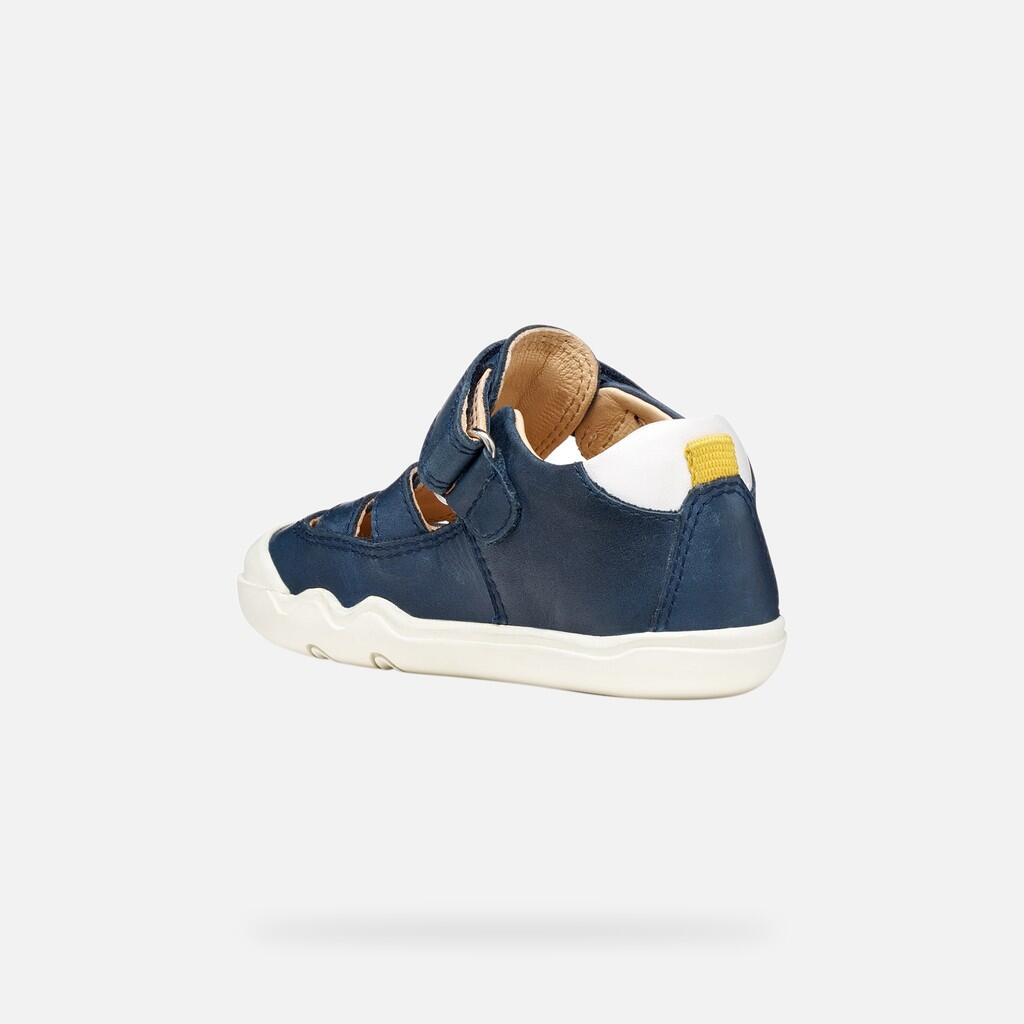 Baskets Bébé Garçon STEPPIEUP BABY BOY Bleu Marine/Blanc 4/7