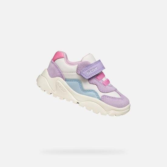 Baskets Bébé Fille B CIUFCIUF GIRL Blanc Cassé/Lilas