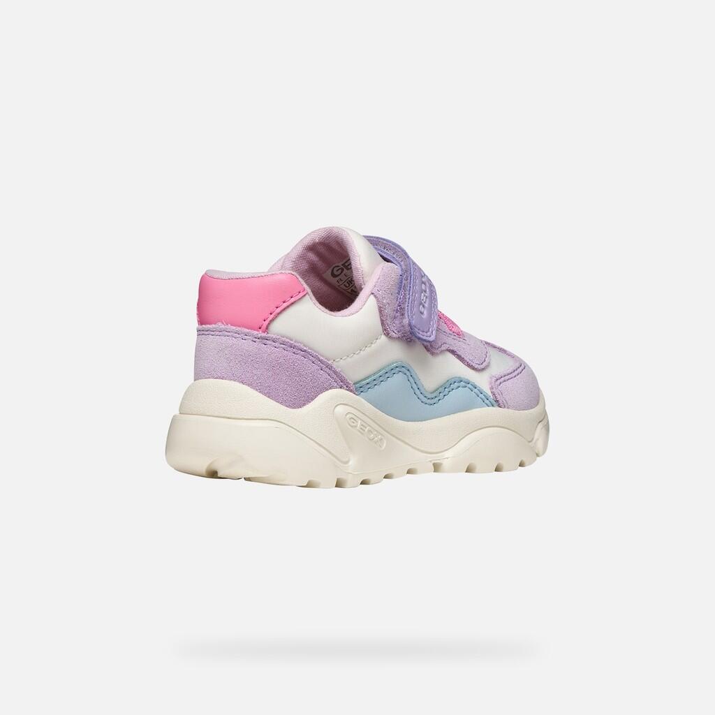 Baskets Bébé Fille B CIUFCIUF GIRL Blanc Cassé/Lilas 6/7