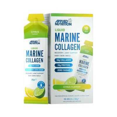 Applied nutrition liquid marine collagen (10x30g) citrus - eiwitten - collageen