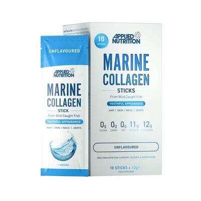 Applied nutrition marine collagen sticks (10x12g) cherry apple - eiwitten