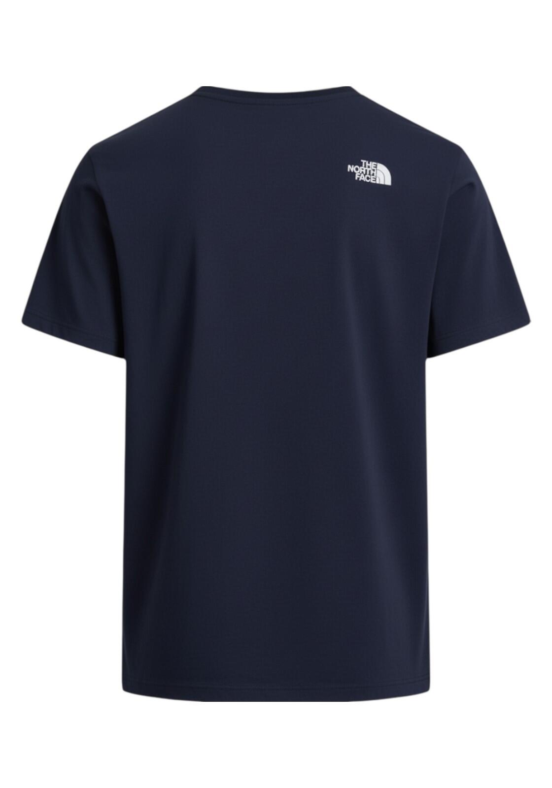 Crop top T-shirt M EVOLUTION HALF DOME REGULAR SHORT SLEE HEREN Donkerblauw 2/5