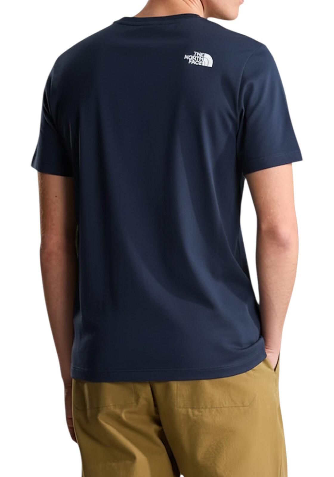 Crop top T-shirt M EVOLUTION HALF DOME REGULAR SHORT SLEE HEREN Donkerblauw 4/5