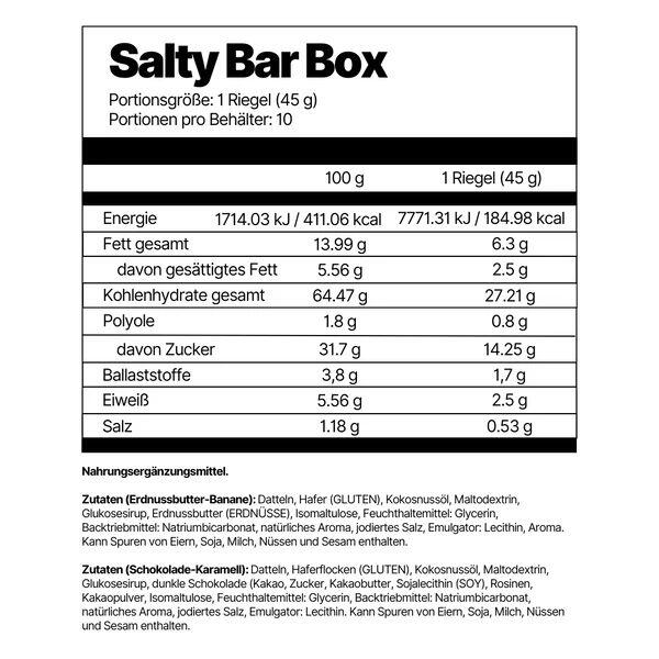 Salty Bar Chocolate Caramel - 4Energy 10 Stück 3/3