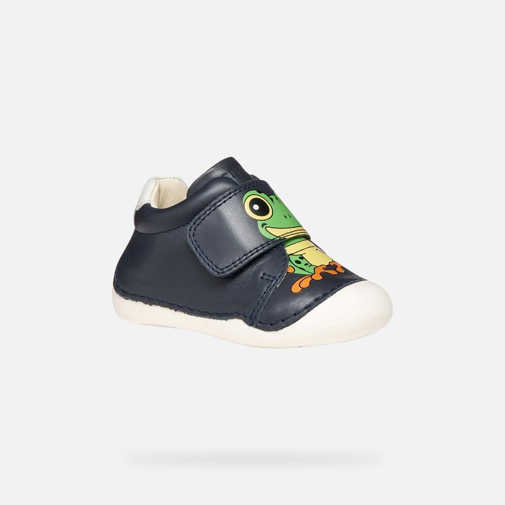 Premiers Pas Bébé Garçon TUTIM BABY BOY Bleu Marine/Vert 4/7