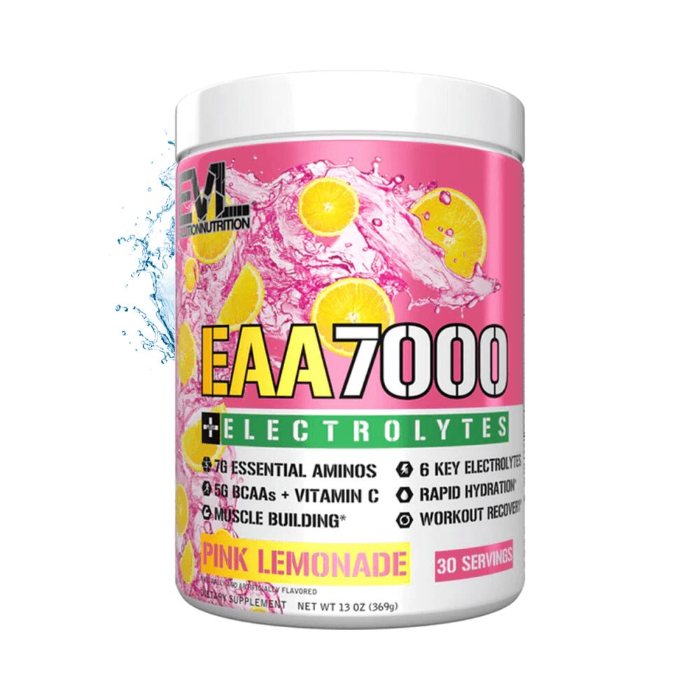 EVL Nutrition EAA 7000 + Electrolytes (30 serv) Pink Lemonade - Aminozuren - EAA 2/3