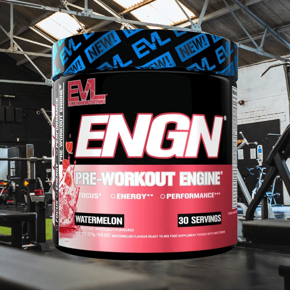 EVL Nutrition ENGN (30 serv) Watermelon - Pre-Workout - Pre-Workout Booster 2/3