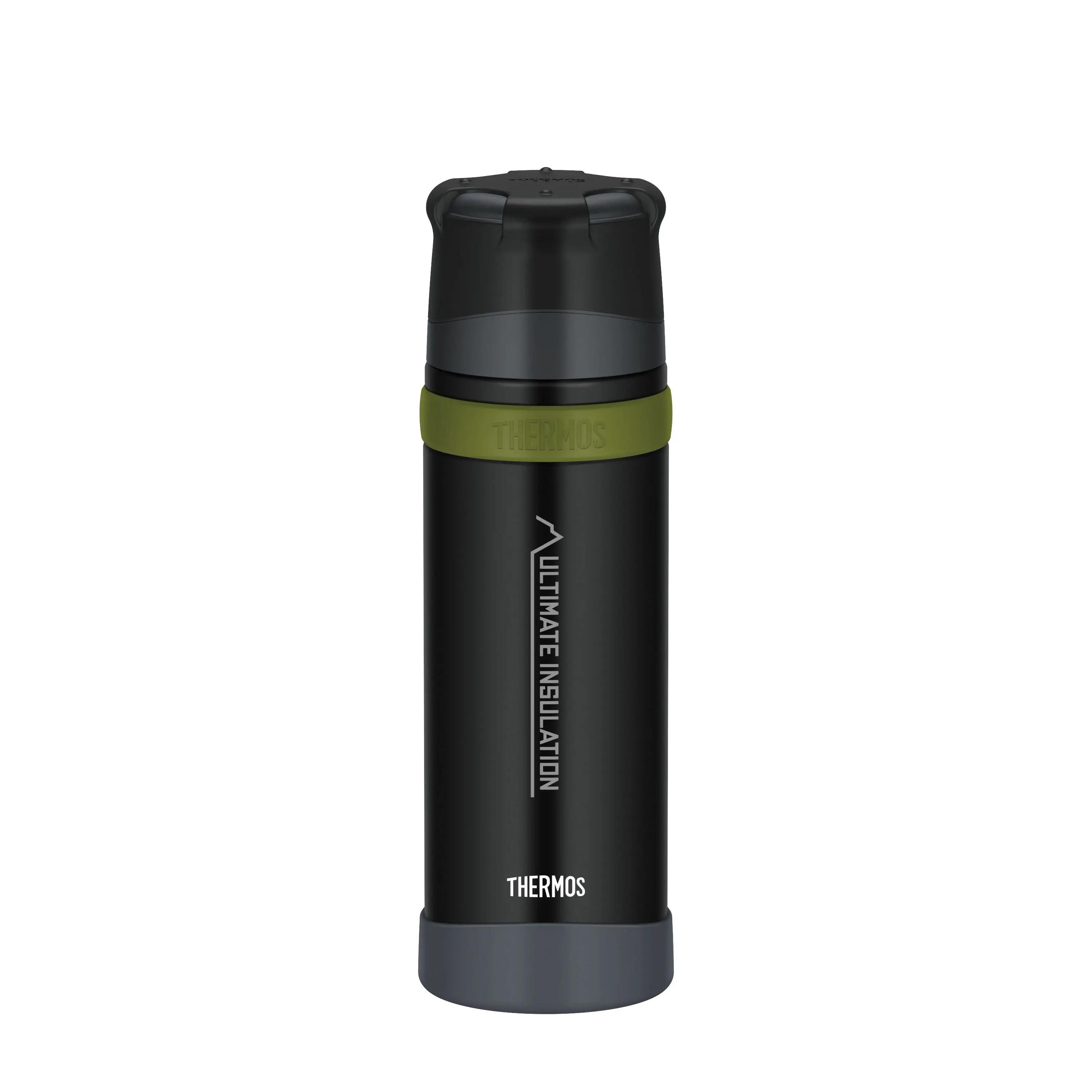 Thermos® FFX-751 Vacuum-Insulated Bottle with Cup (Matte Black)