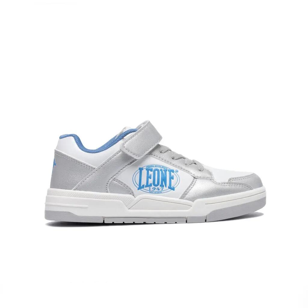 Girls' sneakers with strap and laces Leone 1947.