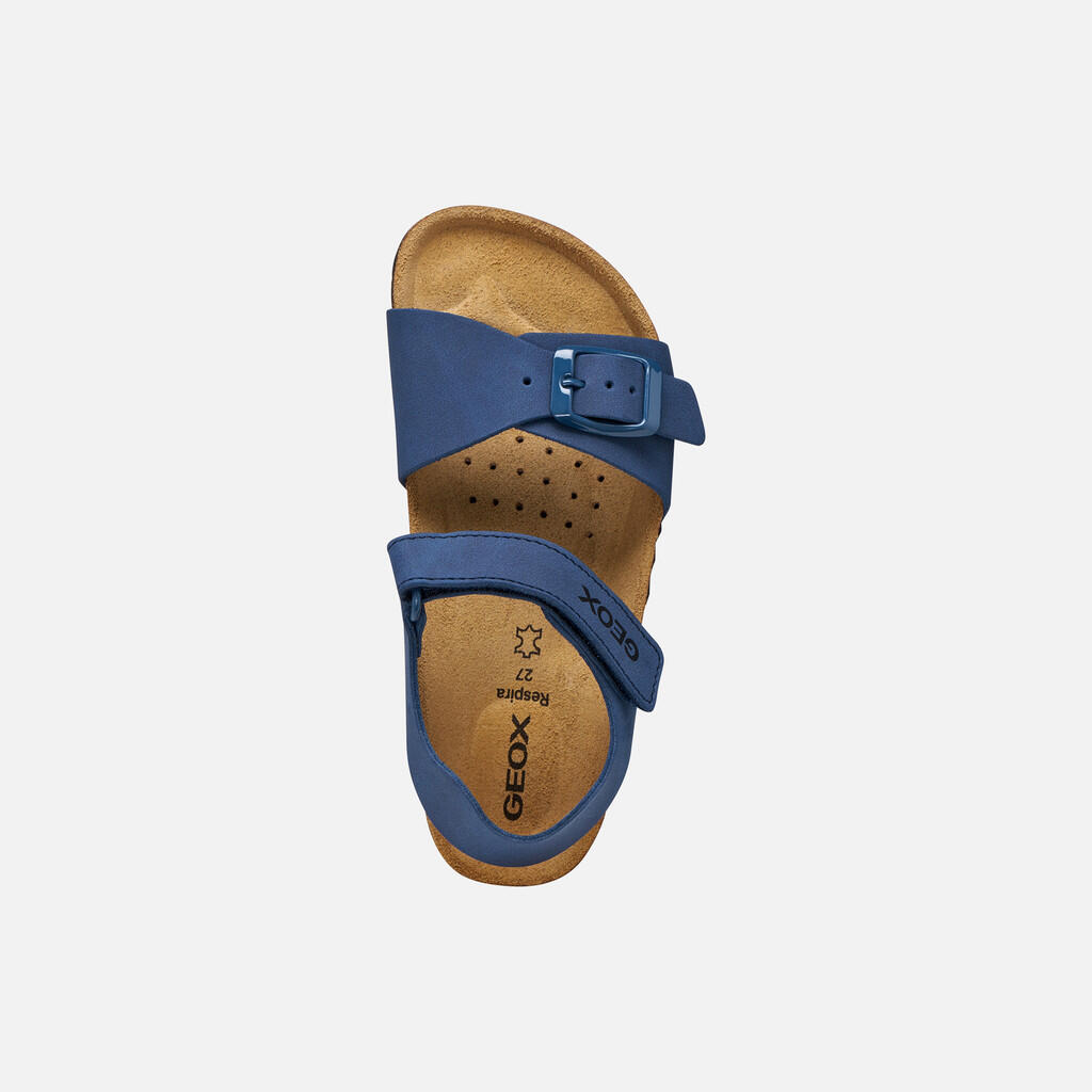 Sandales Garçon J GHITA BOY Bleu Foncé 7/7