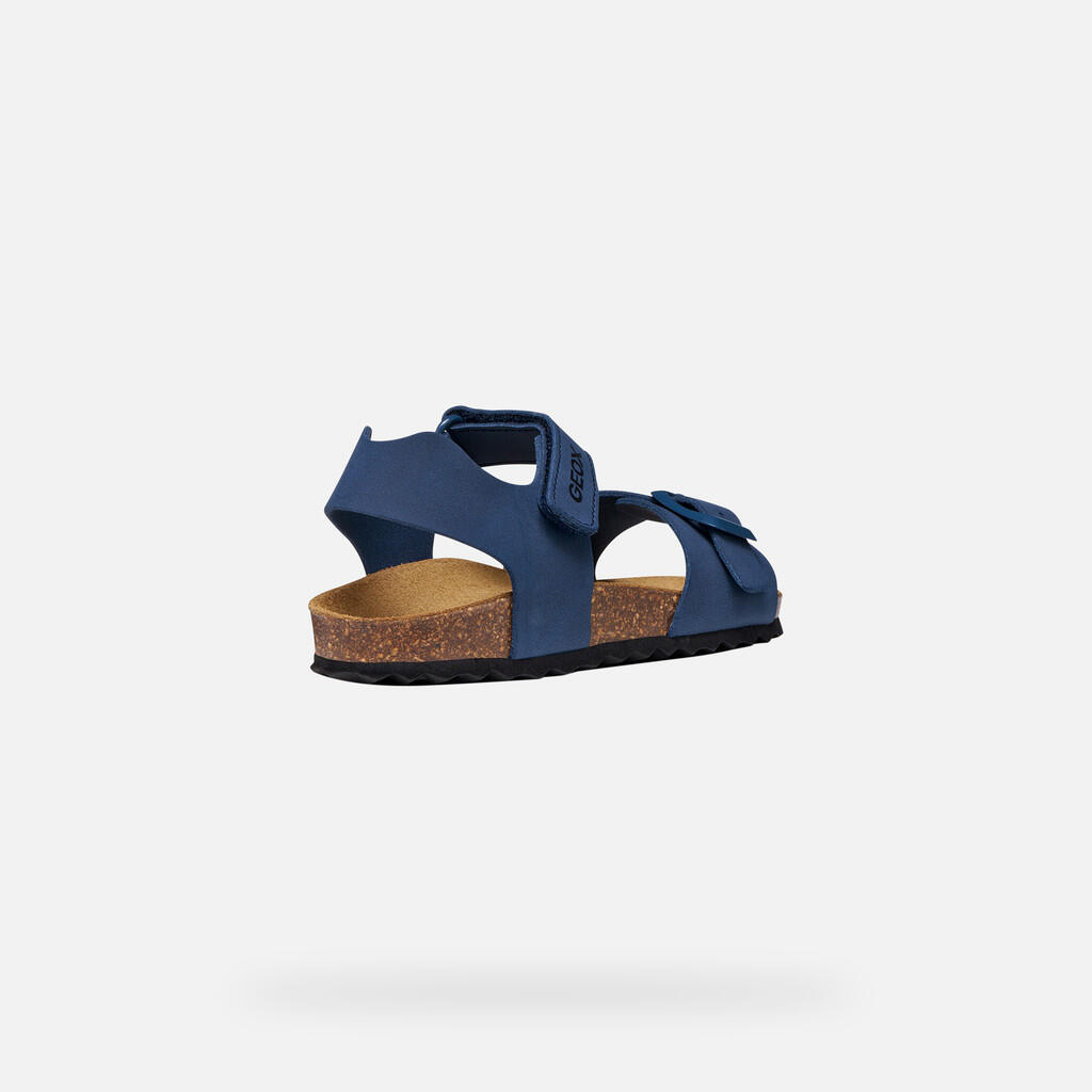 Sandales Garçon J GHITA BOY Bleu Foncé 6/7