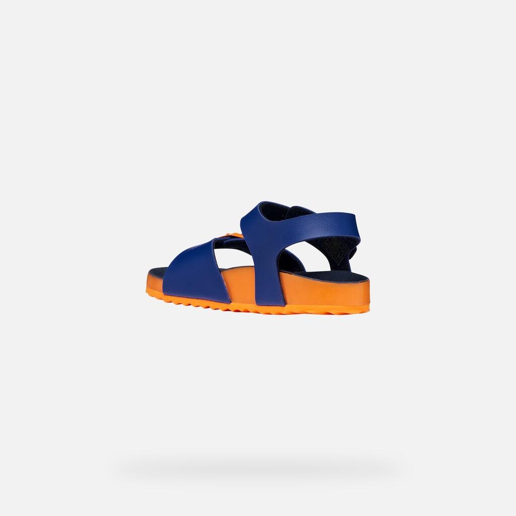Sandales Garçon GHITA BOY Bleu Roi/Orange 5/7