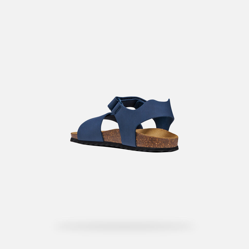 Sandales Garçon J GHITA BOY Bleu Foncé 5/7