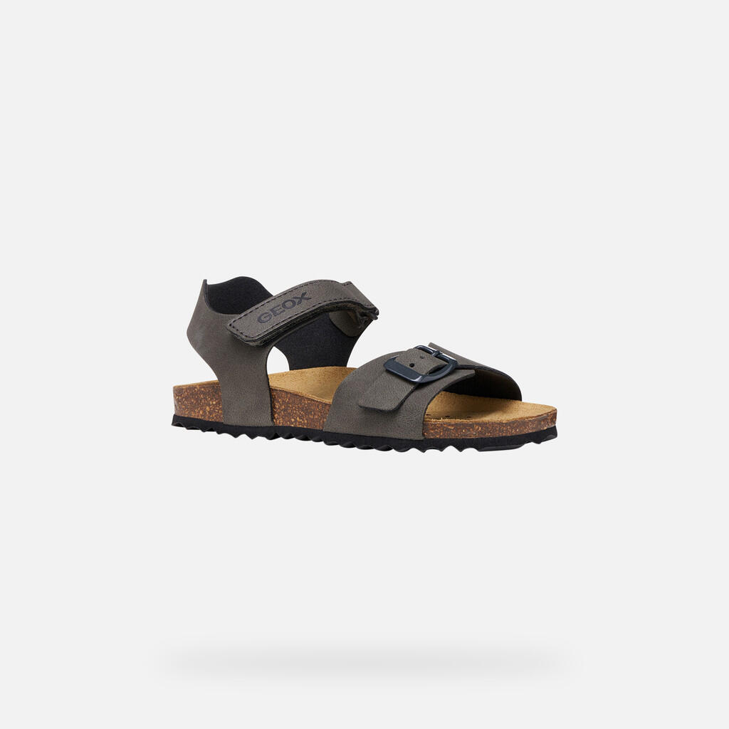 Sandales Garçon GHITA BOY Gris Foncé 4/7