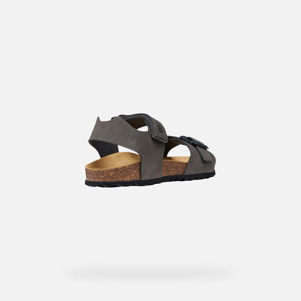 Sandales Garçon GHITA BOY Gris Foncé 6/7