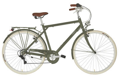 Stadsfiets bonneville man 28 inch, olijfgroen
