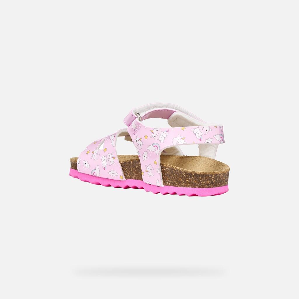 Sandales Bébé Fille B SANDAL CHALKI GIRL Rose/Multicolore 5/7