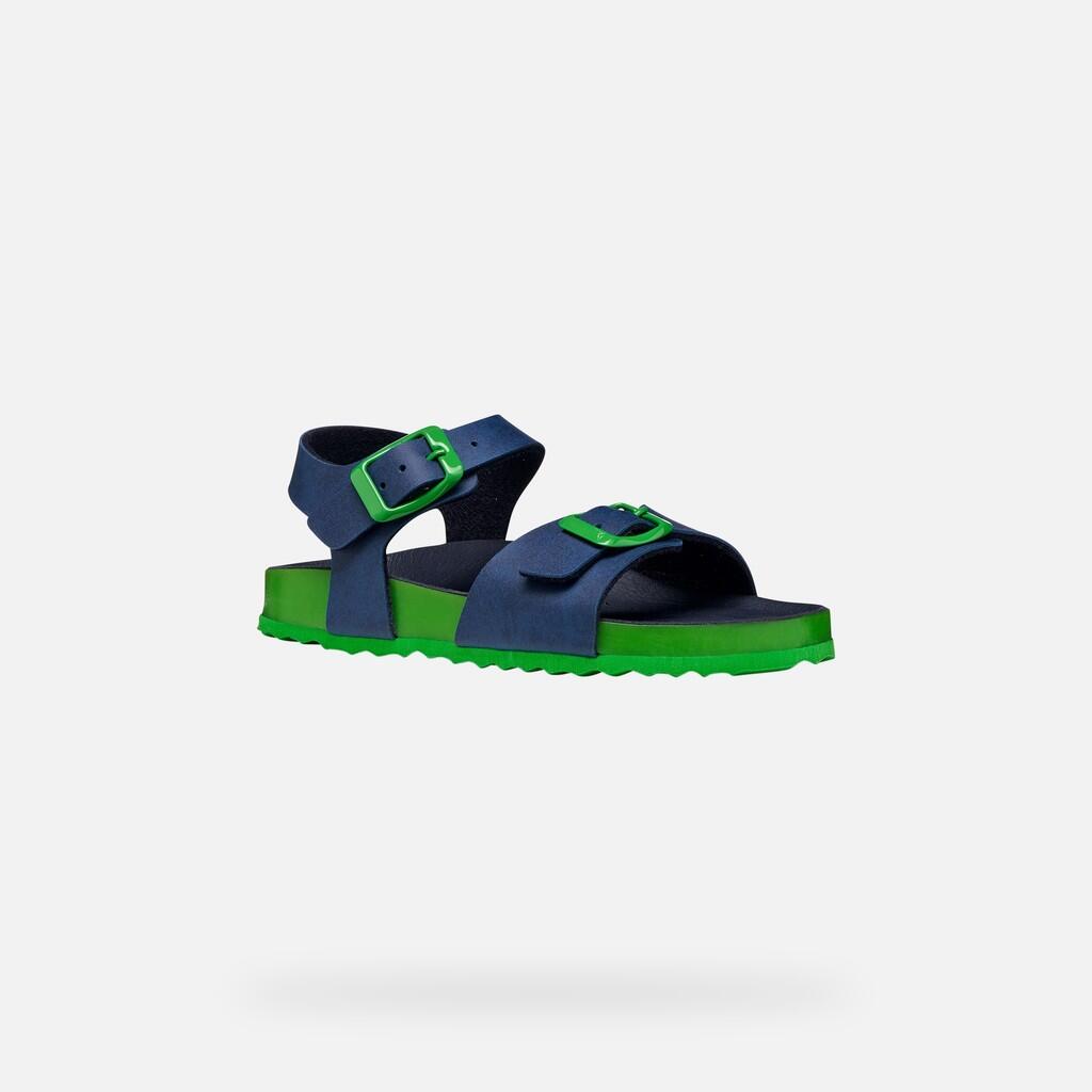 Sandales Garçon GHITA BOY Bleu Aviateur/Vert 4/7