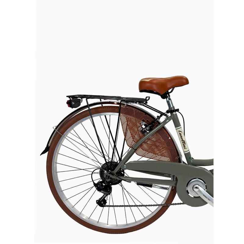 Bicicletă de oraș Dolce Vita by Canellini VENERE 28" cu coș - Gri