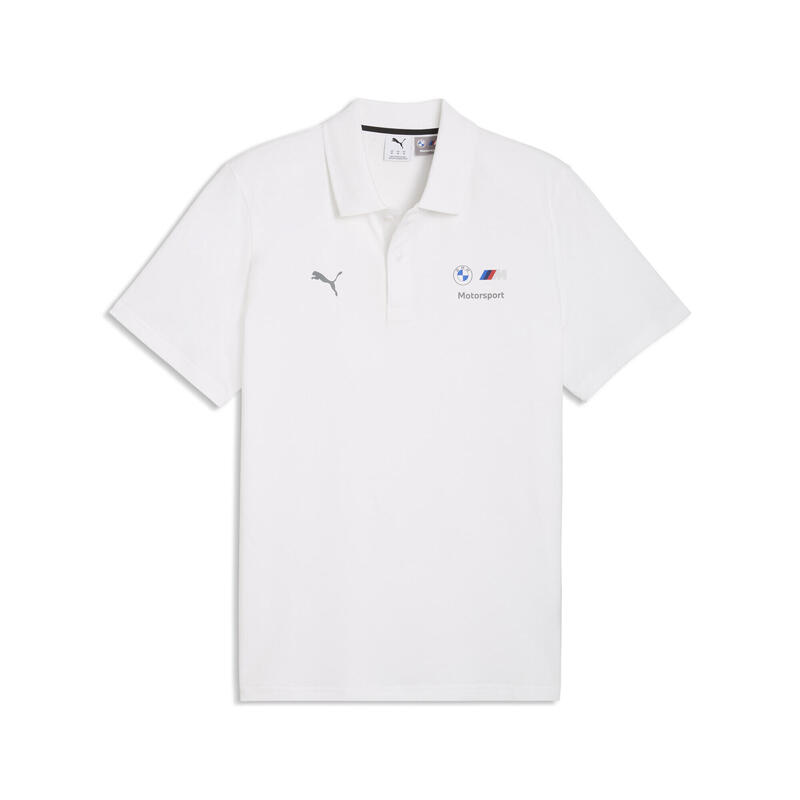 Tricou bărbați logo Puma și BMW Motorsport Essentials Polo, negru PUMA