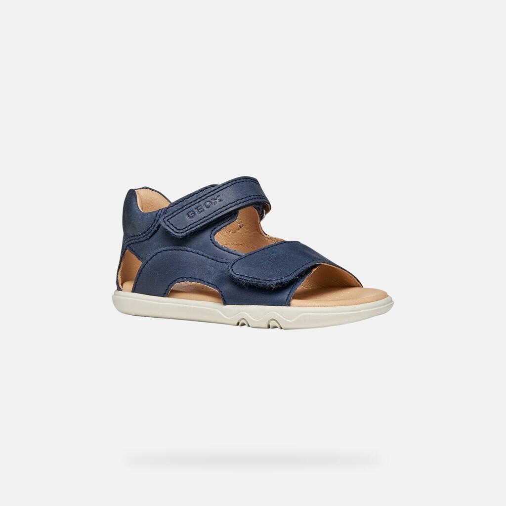 Sandales Bébé Garçon B SANDAL STEPPIEUP BOY Bleu Marine 3/7