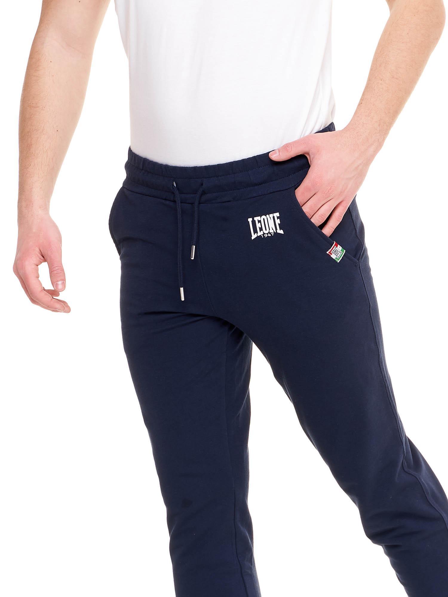 Pánské tepláky Basic s elastickými manžetami Leone 5/5