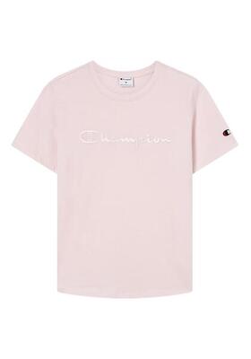 T-shirt met korte mouwen champion model 118382-ps222 voor vrouwen