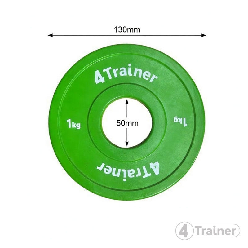 Mini Disque Olympique - Bumper - 1KG - 4TRAINER 2/3