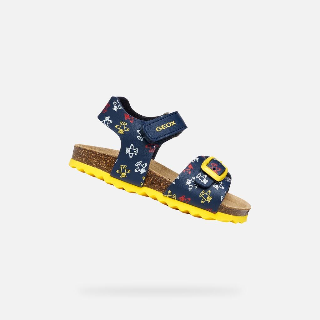 bleu navy / jaune