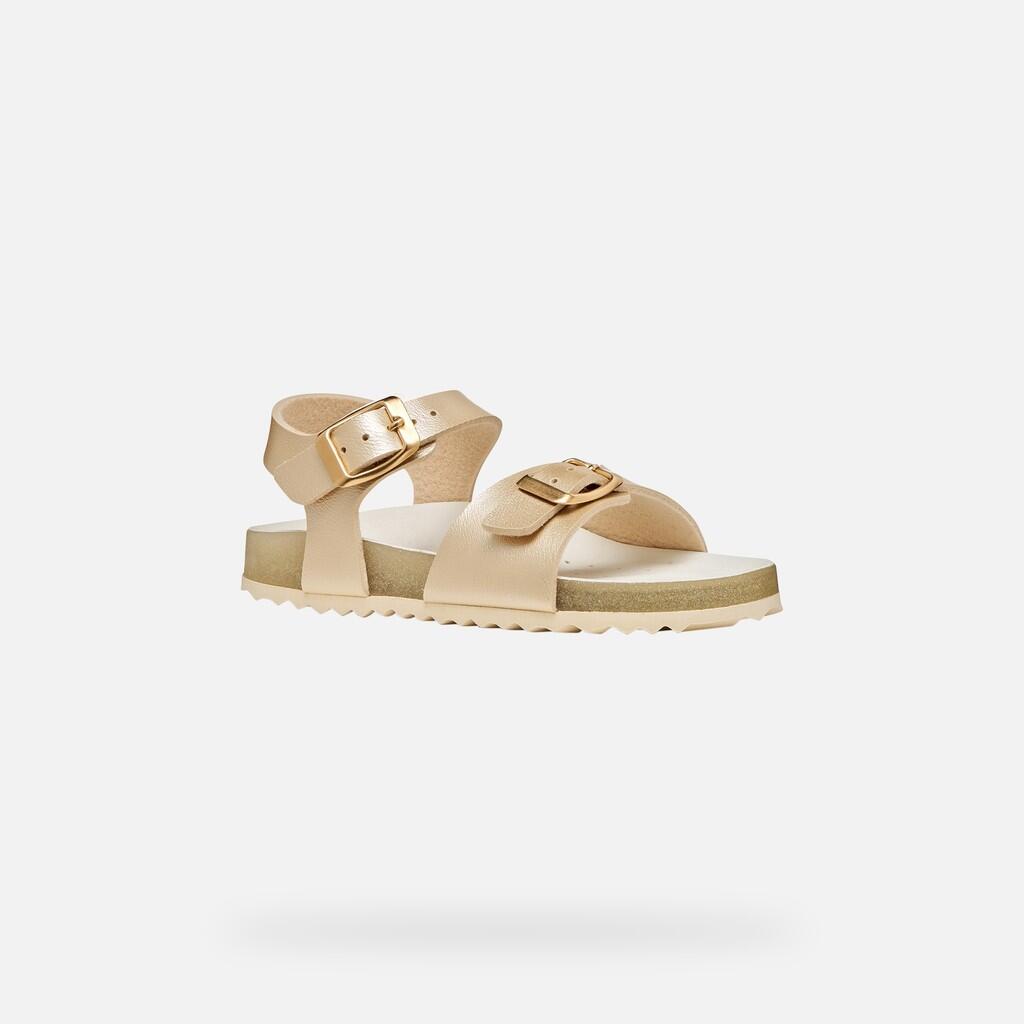 Sandales Fille J ADRIEL GIRL Platine 4/7