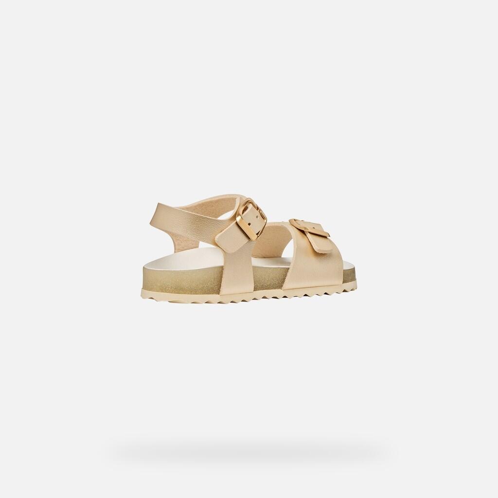 Sandales Fille J ADRIEL GIRL Platine 6/7