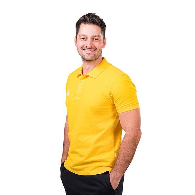 Tricou polo PEAK Crew Galben
